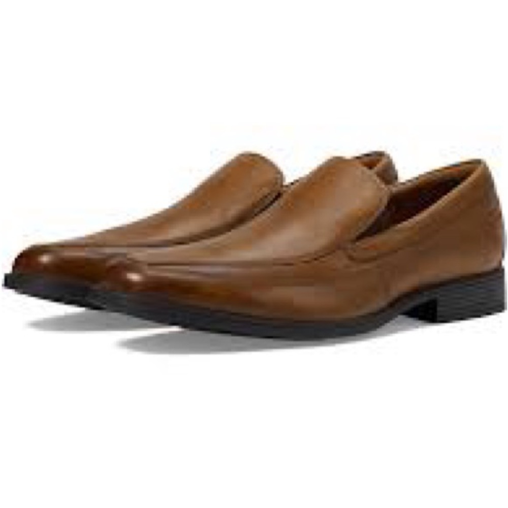 Clarks Tilden Free Brown Leather Men's‎ Loafers B13